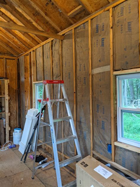 How to Insulate a Shed: A Climate Controlled She Shed - DIY Danielle®