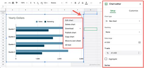 How to Insert and Edit a Chart in Google Docs