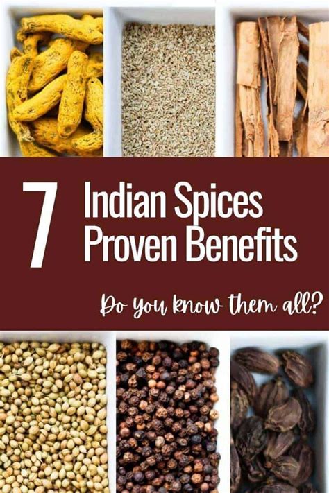 7 Indian Spices Proven Benefits - Do you know them? - Indian Kitchen and Spices