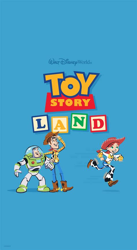 Toy Story Land Wallpaper – Mobile | Disney Parks Blog