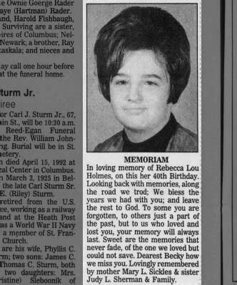 Memoriam (with photo) from The Newark Advocate (Newark, Ohio) - Newspapers.com™