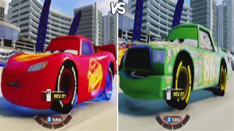 Cars 3: Driven to Win - Lightning McQueen vs Chick Hicks | CoOp Race ...