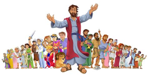 Cartoon Bible Characters drawing free image download