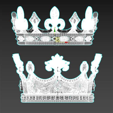 crowns crown 3D model 3D printable | CGTrader