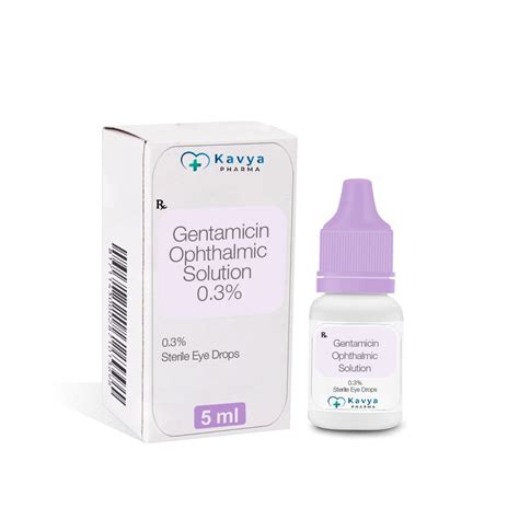 Allopathic Gentamicin Eye Drops, Rs 400 /pack Kavya Pharma | ID ...