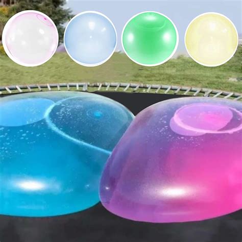 Buy 47Inch Transparent Water Bubble Ball Wubble Bubble Ball Bounce Balloon Inflatable Water Ball ...