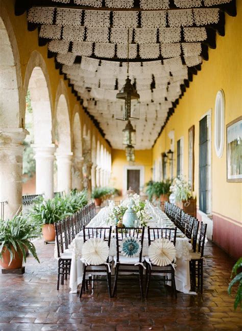 Fiesta Wedding Inspiration • Coastal Bride | Hacienda wedding, Mexican ...