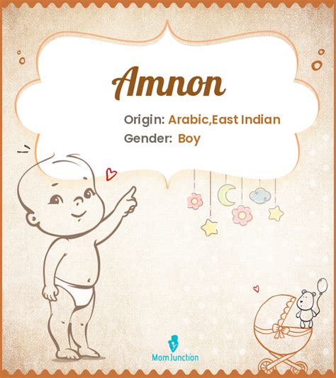 Amnon Name Meaning, Origin, History, And Popularity | MomJunction