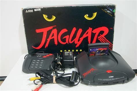 Atari Jaguar Video Console System Bundle Original Box 2Games cleaned ...