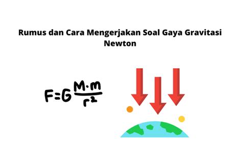 Rumus dan Cara Mengerjakan Soal Gaya Gravitasi Newton