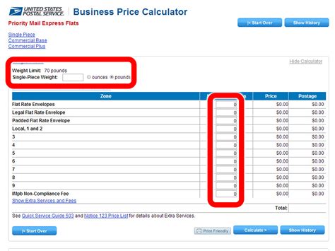 Postage Calculator By Weight | Blog Dandk