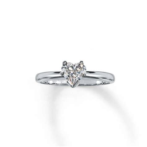 Heart-Shaped Engagement Rings