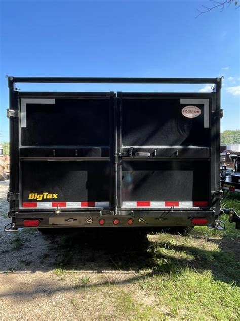 Big Tex Trailers 7' x 16' x 48" Dump Trailer, 17.5K | New enclosed ...