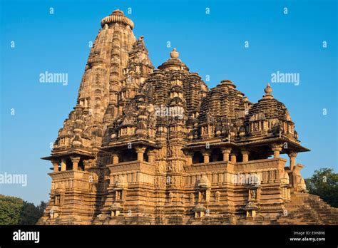 Hindu Temple, Kandariya Mahadeva Temple, Western Group, Khajuraho Group of Monuments, UNESCO ...