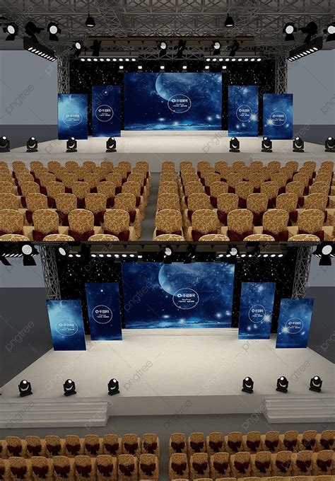 Original Stage Effect Background Screen Display Prototype Template Download on Pngtree