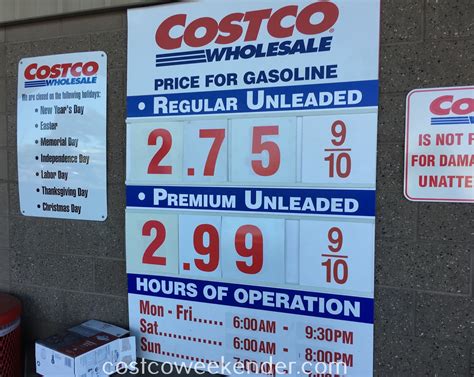 Current Costco Gas Prices (March 12, 2017 - Redwood City, CA) | Costco ...