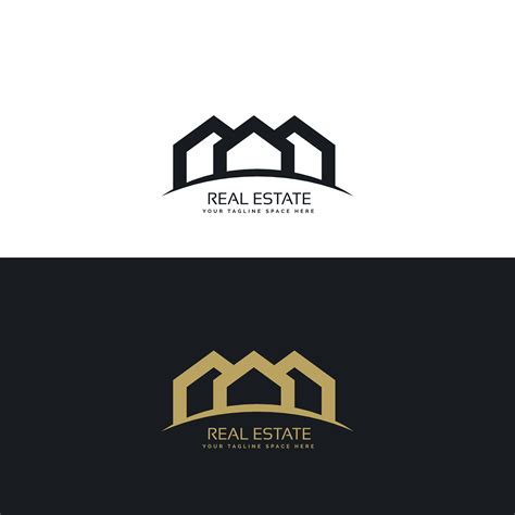 creative minimal real estate logo design concept - Download Free Vector Art, Stock Graphics & Images