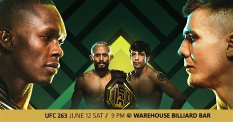 UFC 263 ||| ADESANYA VS VETTORI 2 in Austin at The Warehouse