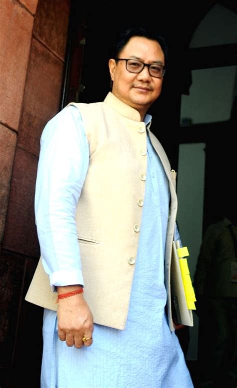 Union Minister Kiren Rijiju at Parliament