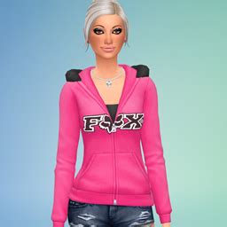 Faux fur trim hoodies - Create a Sim - The Sims 4