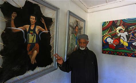 Ethiopian painter still going strong at 87