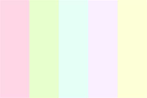 Bright Aesthetic Pastel Color Palette