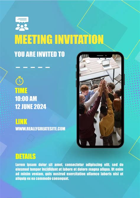 Free Meeting Invitation Template For Google Docs