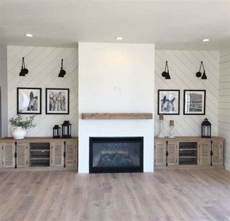 Beautiful Modern Farmhouse Fireplace Ideas You Must Have 23 - HMDCRTN
