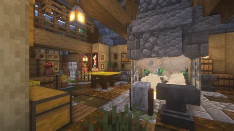 Swamp House With Detailed Interior [download] Minecraft Map