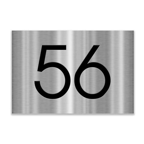 Stainless Steel House Number Signs - House Number Sign Shop