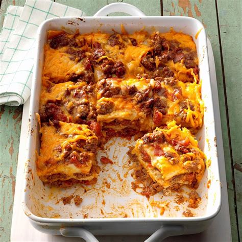 Beef Enchilada Lasagna Casserole Recipe: How to Make It