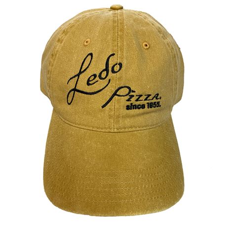 Ledo Pizza Logo Mustard Dad's Cap - Ledo Pizza