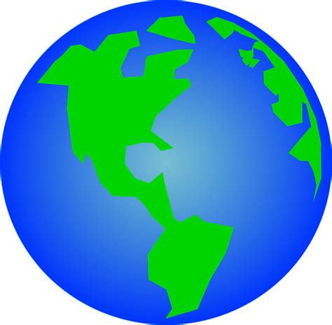 Earth Global Globe · Free vector graphic on Pixabay