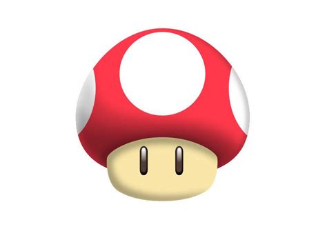 Super Mario Super Mushroom Vector | Etsy, Super mario, Vector