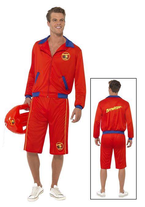 Men's Baywatch Beach Lifeguard Costume