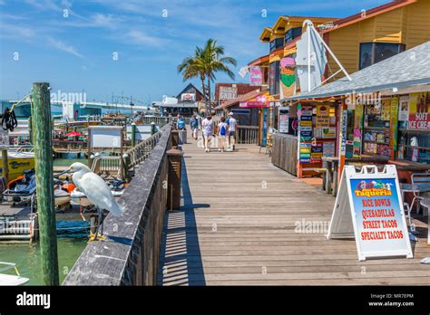 John's Pass Village & Boardwalk, Madeira Beach, Pinellas County, Florida, United States Stock ...