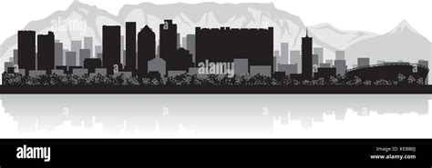 Cape Town city skyline silhouette vector illustration Stock Vector ...