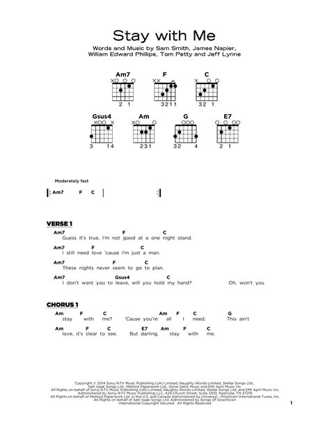 Stay With Me by Sam Smith - Really Easy Guitar - Guitar Instructor