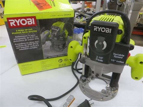 Ryobi 2Hp Plunge Router - Lambrecht Auction, Inc.