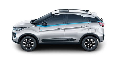 Tata Nexon EV Moonlit Silver Colour, 3 Nexon EV Colour Images - CarWale