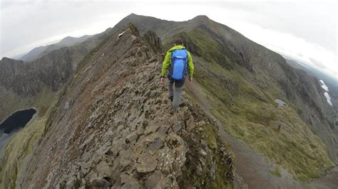 Britain's Mountain Challenges: Crib Goch scrambling - YouTube