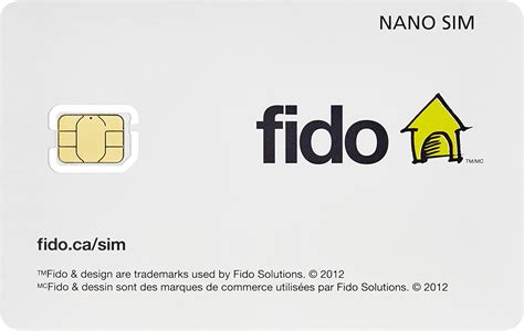 Fido Sim Card - Maxcom - Best Online Cellphone Store