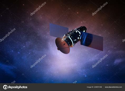 Rendering Satellite Dish Space Starry Sky Stock Photo by ©phonlamai 225874166