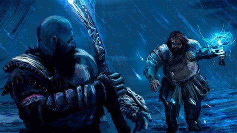 Thor God's Vs Kratos Battle Art HD God of War Ragnarok Wallpapers | HD Wallpapers | ID #113220