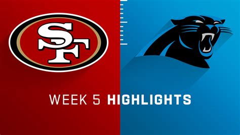 San Francisco 49ers vs. Carolina Panthers highlights | Week 5