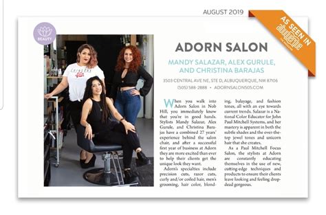 ADORN SALON | 505-588-2888