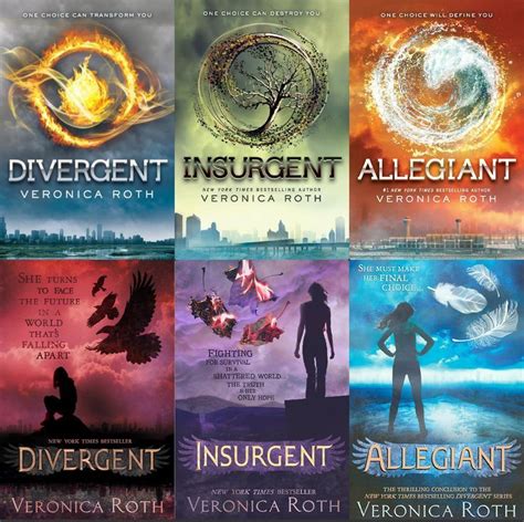 Different covers for the Divergent series - prefer the orignal (top row). | Divergent book cover ...