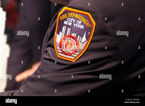 FDNY uniform patch Stock Photo - Alamy