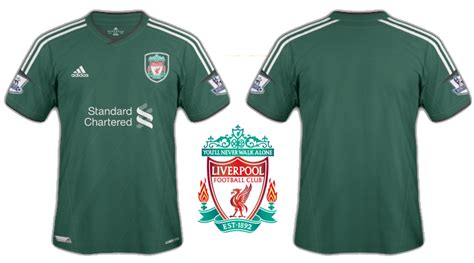 Liverpool kits 2012-13