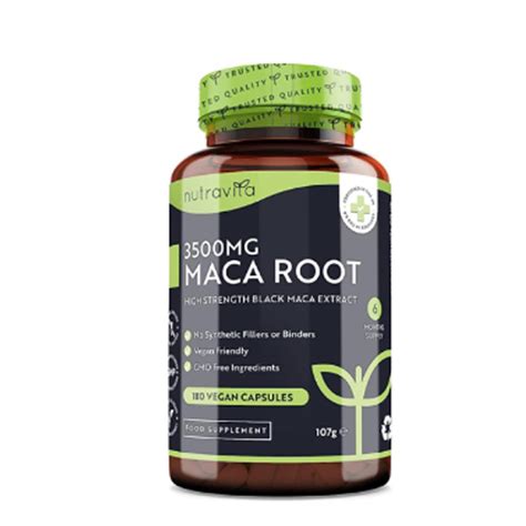 Nutravita Maca Root 3500mg 180 Vegan Capsules